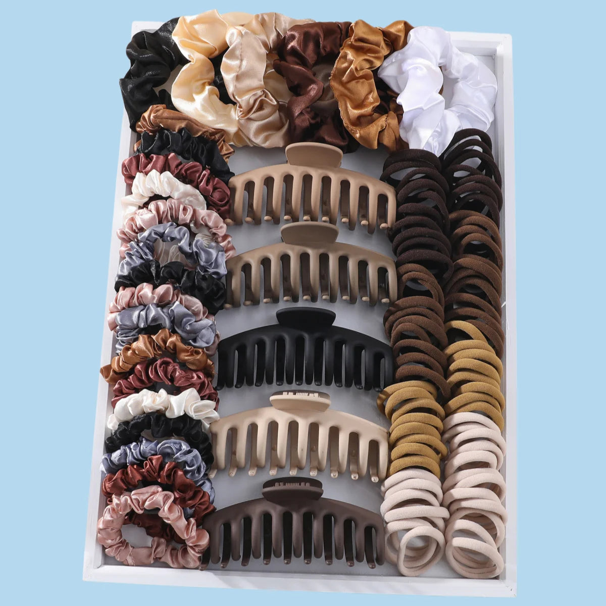 Neutral Queen Hair Set - 79 Pcs