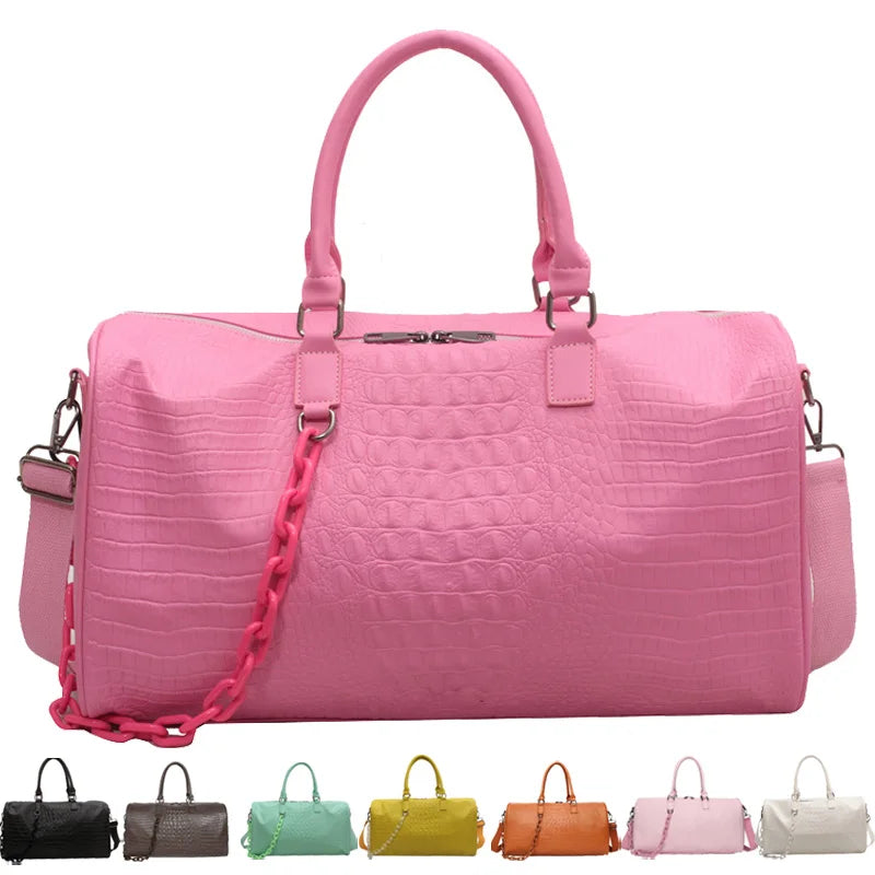 Croc Duffle- Weekender Bag