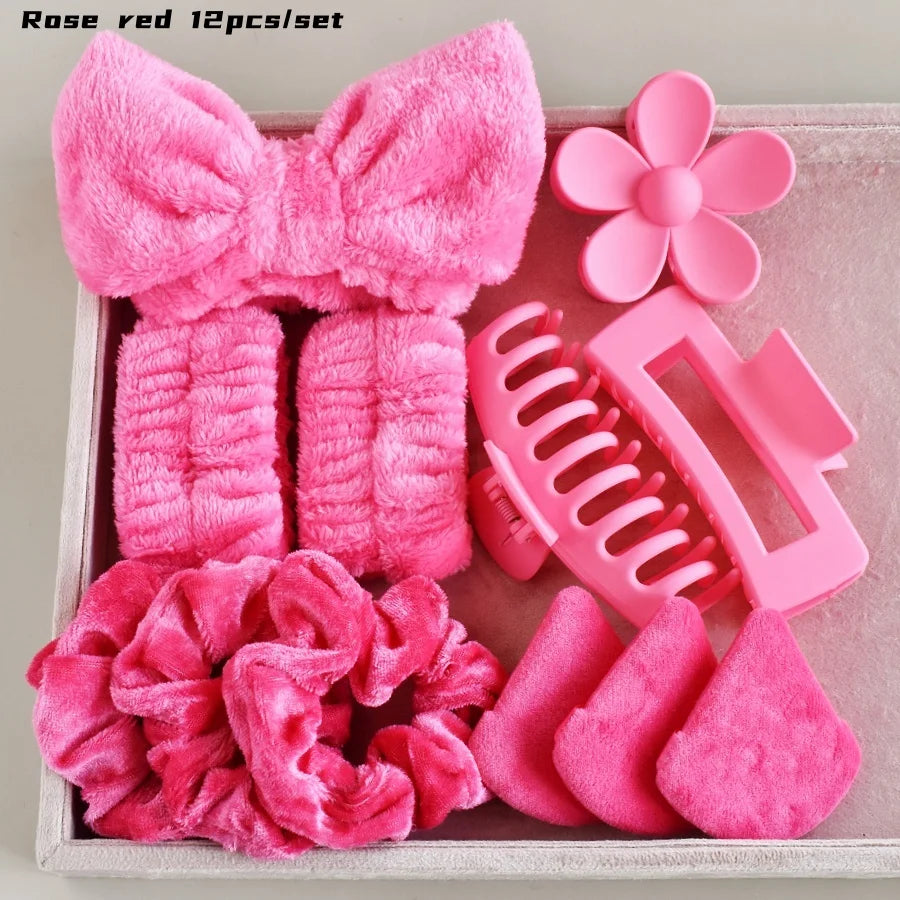 Glam Girl Hair & Spa Set β 12-Piece Beauty Essential Kit