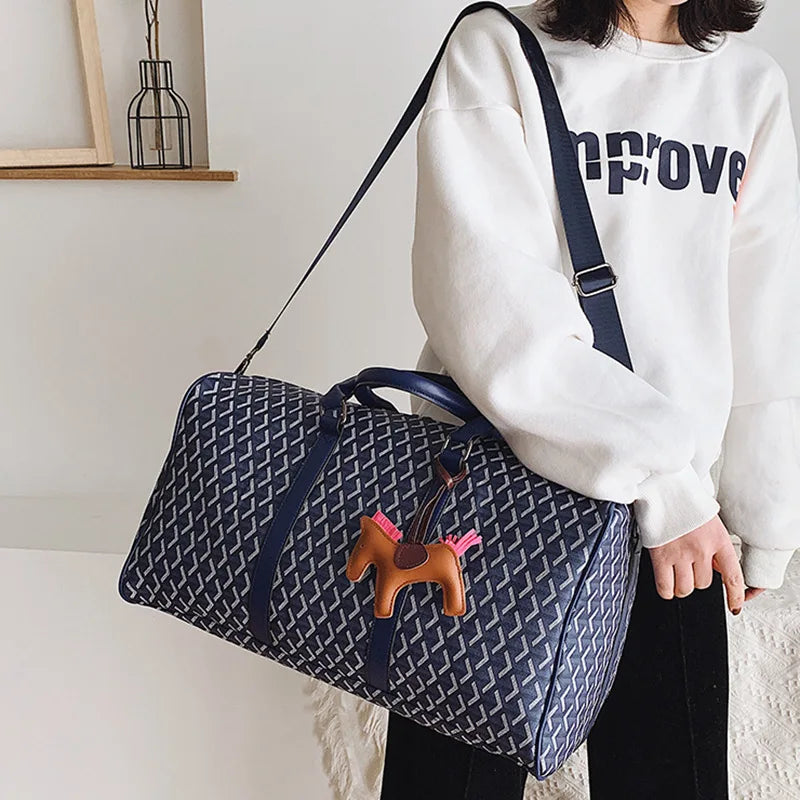 The Luxe Pattern Travel Duffel