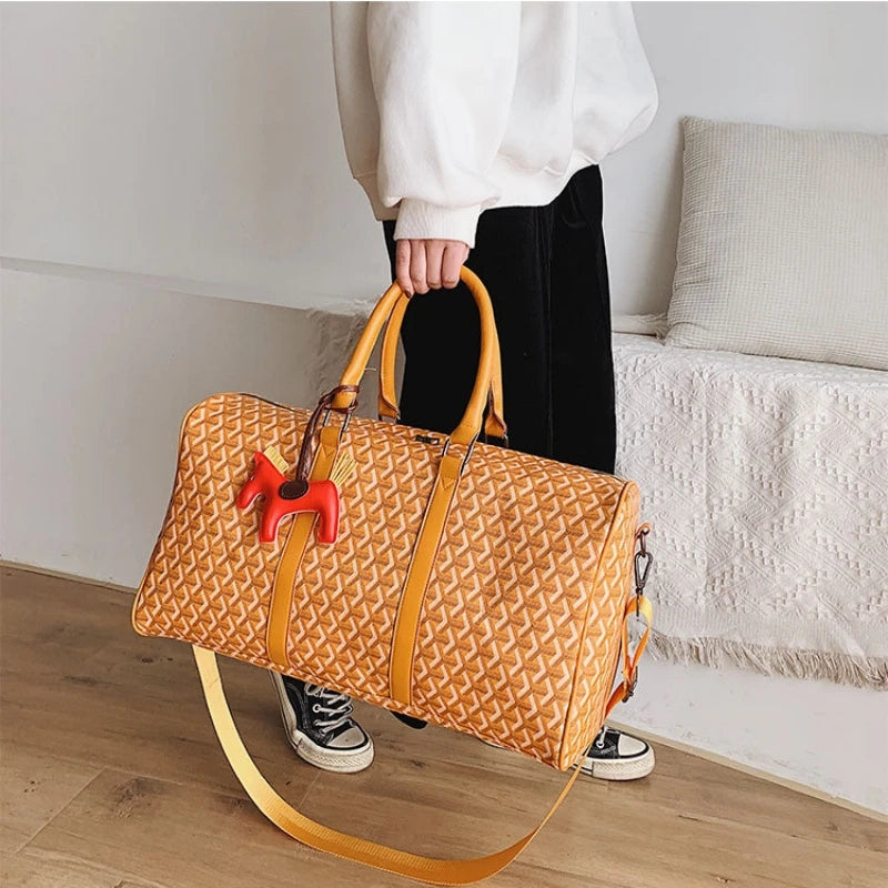 The Luxe Pattern Travel Duffel