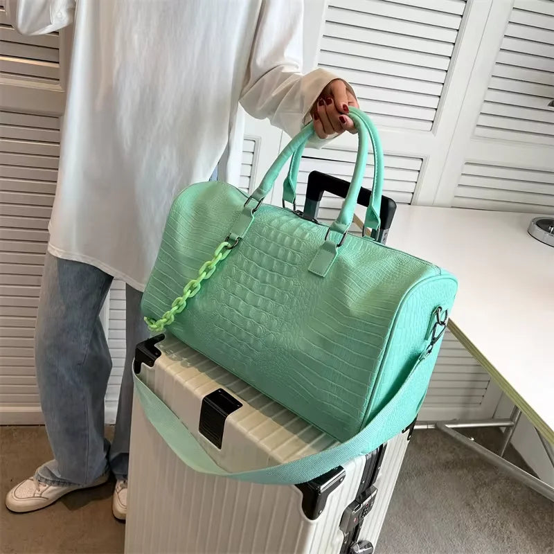 Croc Duffle- Weekender Bag