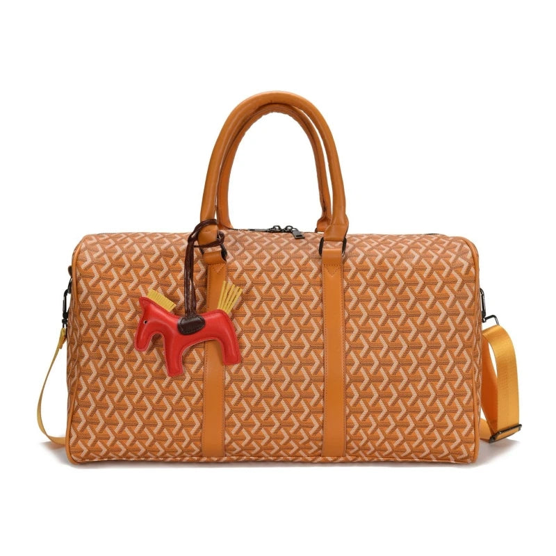 The Luxe Pattern Travel Duffel