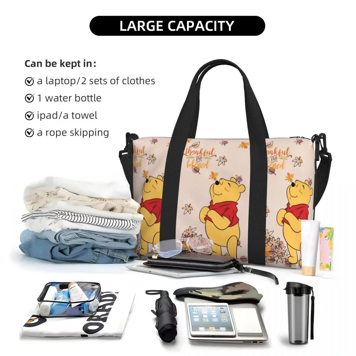 Honey Vibes Duffel- Classic Cartoon Edition