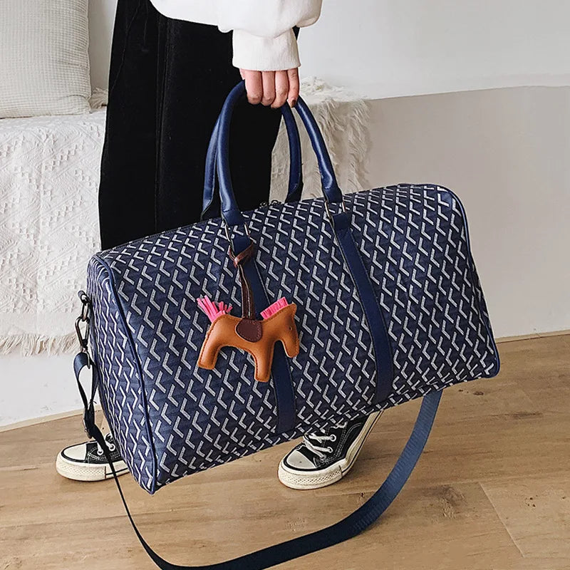 The Luxe Pattern Travel Duffel