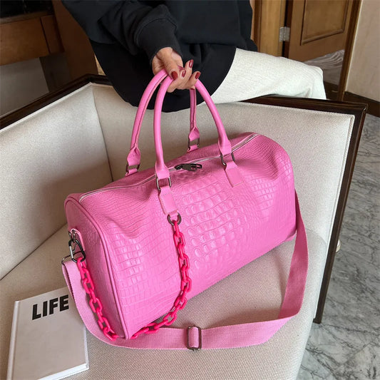Croc Duffle- Weekender Bag 
