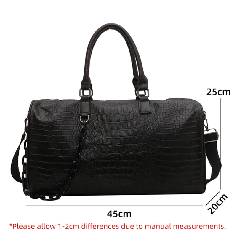 Croc Duffle- Weekender Bag 